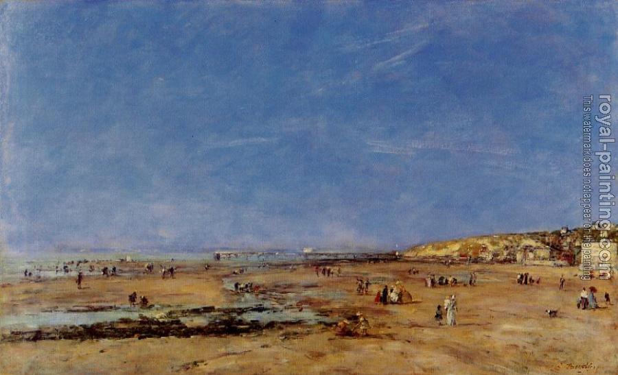 Eugene Boudin : Trouville, Panorama of the Beach